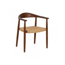 Sedia da Sala da Pranzo Marrone Naturale 42,7 x 54,8 x 77,5 cm