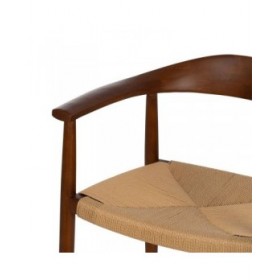 Sedia da Sala da Pranzo Marrone Naturale 42,7 x 54,8 x 77,5 cm