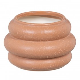 Vaso 18 x 18 x 12,5 cm Ceramica Arancio