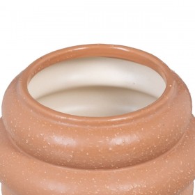 Vaso 18 x 18 x 12,5 cm Ceramica Arancio