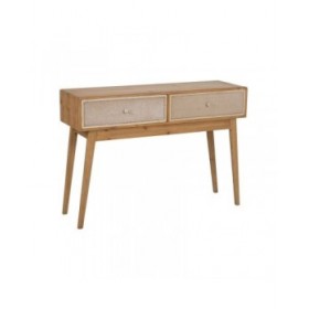 Credenza GEREL Naturale Legno di abete Legno MDF Fibra naturale 115 x 37 x 80 cm