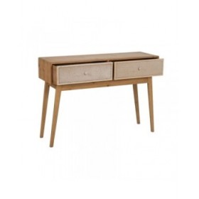 Credenza GEREL Naturale Legno di abete Legno MDF Fibra naturale 115 x 37 x 80 cm
