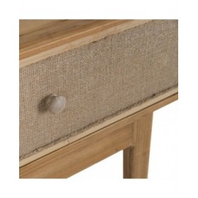 Credenza GEREL Naturale Legno di abete Legno MDF Fibra naturale 115 x 37 x 80 cm