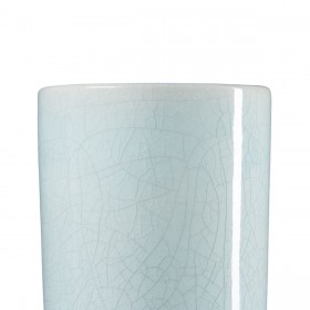 Vaso 13 x 13 x 33 cm Ceramica Turchese