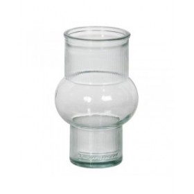 Vaso vetro riciclato 11 x 11 x 17 cm