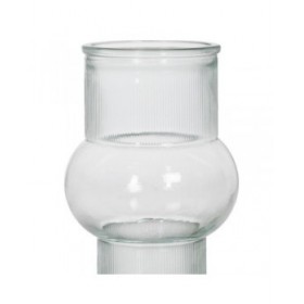 Vaso vetro riciclato 11 x 11 x 17 cm