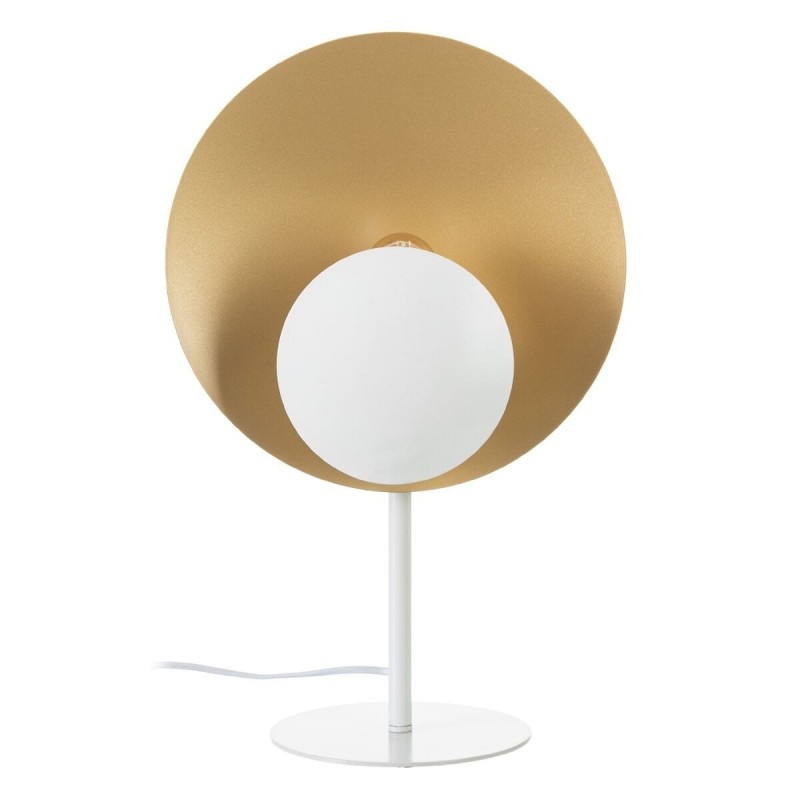 Lampada da tavolo Bianco Dorato Ferro 60 W 220 V 240 V 220-240 V 30 x 17,5 x 46 cm