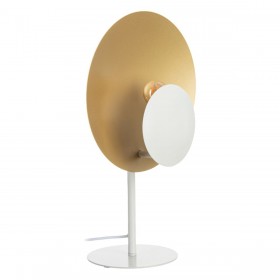 Lampada da tavolo Bianco Dorato Ferro 60 W 220 V 240 V 220-240 V 30 x 17,5 x 46 cm