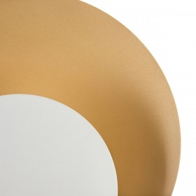 Lampada da tavolo Bianco Dorato Ferro 60 W 220 V 240 V 220-240 V 30 x 17,5 x 46 cm