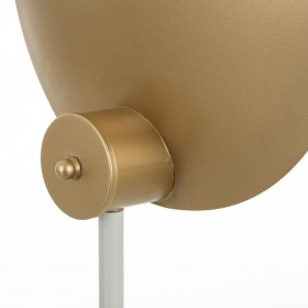 Lampada da tavolo Bianco Dorato Ferro 60 W 220 V 240 V 220-240 V 30 x 17,5 x 46 cm