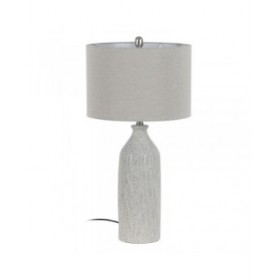 Lampada da tavolo Grigio Metallo Ceramica 60 W 220-240 V 38 x 38 x 73 cm