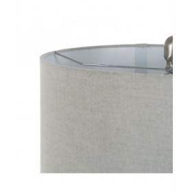 Lampada da tavolo Grigio Metallo Ceramica 60 W 220-240 V 38 x 38 x 73 cm