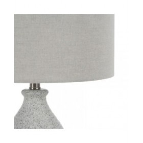 Lampada da tavolo Grigio Metallo Ceramica 60 W 220-240 V 38 x 38 x 73 cm