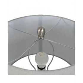 Lampada da tavolo Grigio Metallo Ceramica 60 W 220-240 V 38 x 38 x 73 cm