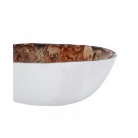Ciotola Salmone Cristallo 13 x 13 x 4,5 cm