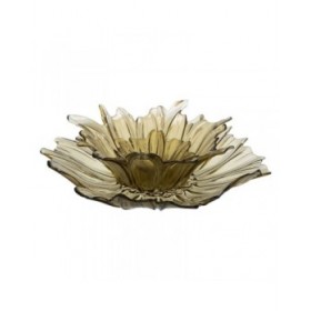 Centrotavola Oliva Cristallo 18 x 18 x 5,8 cm