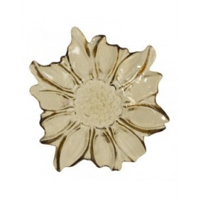 Centrotavola Oliva Cristallo 18 x 18 x 5,8 cm