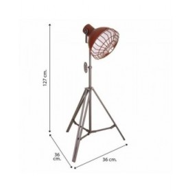 Lampada da Terra Alexandra House Living Grigio Arancio 36 x 127 x 36 cm