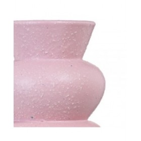 Vaso Rosa Ceramica 10,5 x 10,5 x 13 cm
