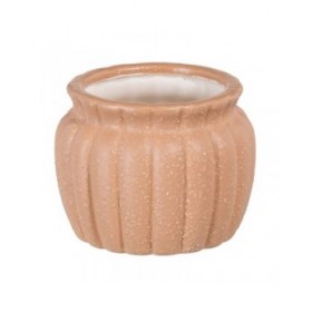 Vaso Arancio Ceramica 13,5 x 13,5 x 10 cm