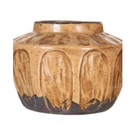 Vaso Marrone Ceramica 15 x 15 x 11 cm