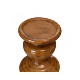 Portacandele Caramello Ceramica 11,5 x 11,5 x 13,5 cm