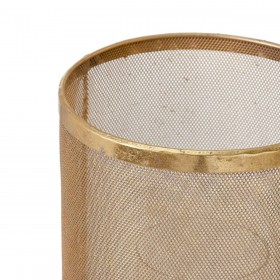 Portacandele 25,5 x 20 x 68,5 cm Dorato Metallo