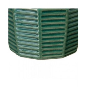 Vaso Blu scuro Ceramica 15,5 x 15,5 x 14,5 cm