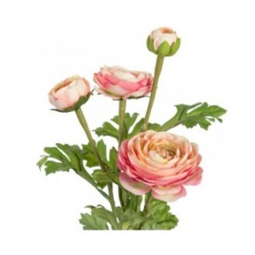 Pianta Decorativa Poliestere Polietilene Ferro Fiore 11 x 11 x 36 cm