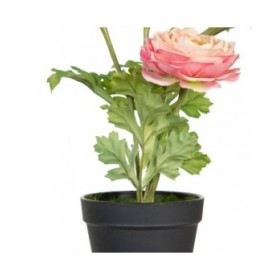 Pianta Decorativa Poliestere Polietilene Ferro Fiore 11 x 11 x 36 cm
