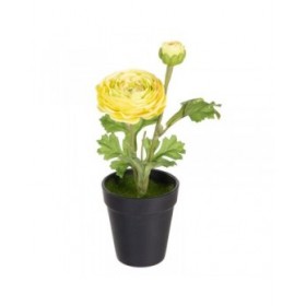 Pianta Decorativa Poliestere Polietilene Ferro Fiore 9,5 x 9,5 x 29 cm