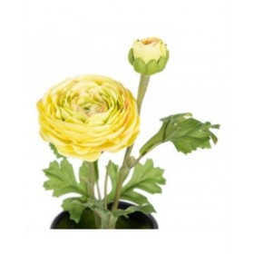 Pianta Decorativa Poliestere Polietilene Ferro Fiore 9,5 x 9,5 x 29 cm