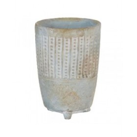 Vaso Grigio Cemento 14 x 14 x 19,5 cm