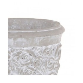Vaso Grigio Cemento 15,5 x 15,5 x 23 cm