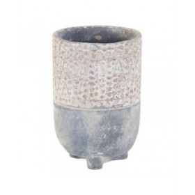 Vaso Grigio Cemento 13 x 13 x 20 cm