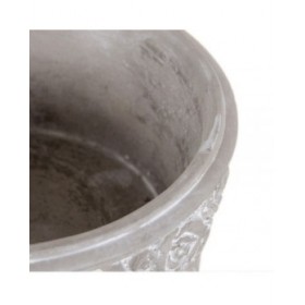 Vaso Grigio Cemento 20,5 x 20,5 x 9 cm