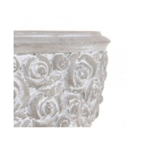 Vaso Grigio Cemento 20,5 x 20,5 x 9 cm
