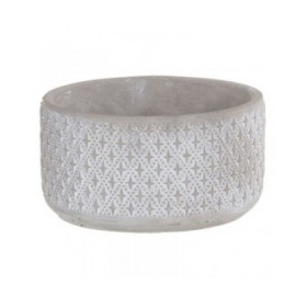 Vaso Grigio Cemento 18 x 18 x 10 cm
