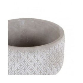 Vaso Grigio Cemento 18 x 18 x 10 cm