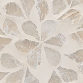 Portacandele Beige Madreperla Legno MDF 10,5 x 10,5 x 21 cm