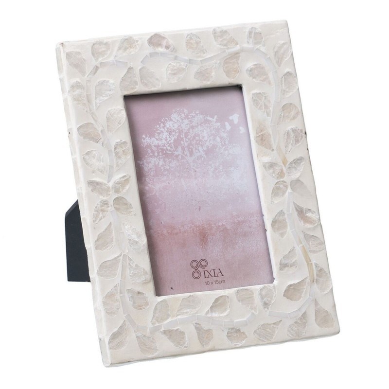 Portafoto Beige Madreperla 17 x 22 cm Legno MDF