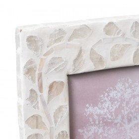 Portafoto Beige Madreperla 17 x 22 cm Legno MDF