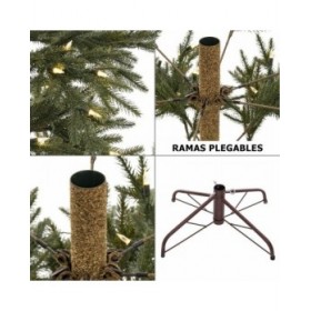 Albero di Natale Verde Luce calda 92 x 92 x 180 cm