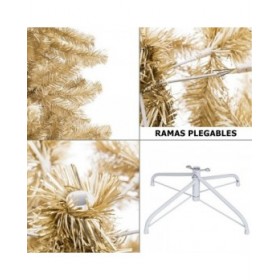 Albero di Natale Oro Metallo Plastica 120 X 120 X 240 CM