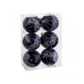 Palle di Natale Plastica Ø 8 cm 24 X 8 X 16 CM (6 Unità)