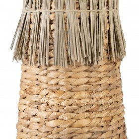 Vaso 19 x 19 x 61 cm Naturale Fibra naturale