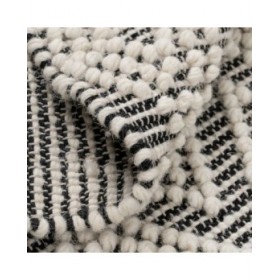 Tappeto Bianco Nero 200 x 300 x 1 cm