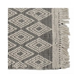 Tappeto Bianco Nero 200 x 300 x 1 cm