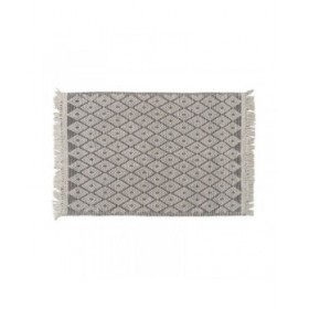 Tappeto Bianco Nero 160 x 230 x 1 cm