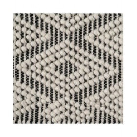 Tappeto Bianco Nero 80 x 150 x 1 cm